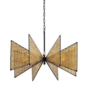 Machina - 8 Light Chandelier In Modern Style-22.5 Inches Tall and 32 Inches Wide - 1286683