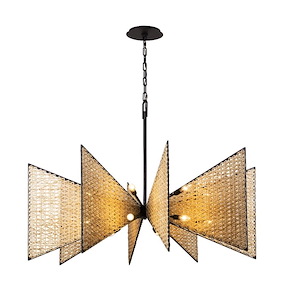Machina - 16 Light Chandelier In Modern Style-33 Inches Tall and 48 Inches Wide