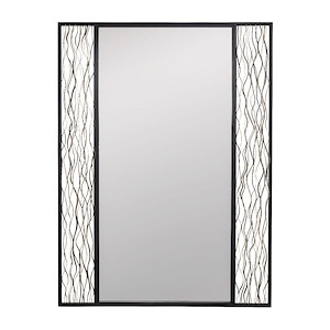 Estela - Rectangular Wall Mirror In Industrial Style-40 Inches Tall and 30 Inches Wide