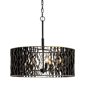 Estela - 5 Light Pendant In Glam Style-12.25 Inches Tall and 24 Inches Wide - 1286689