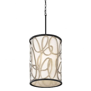 Scribble - 6 Light Foyer In Glam Style-24 Inches Tall and 16 Inches Wide - 1286691