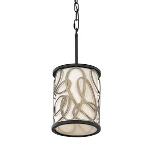 Scribble - 1 Light Mini Pendant In Glam Style-12 Inches Tall and 8 Inches Wide