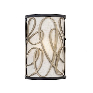 Scribble - 1 Light Wall Sconce In Glam Style-12 Inches Tall and 8 Inches Wide