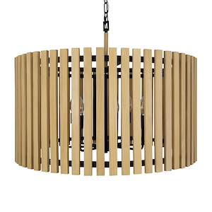 Suratto - 8 Light Pendant In Rustic Style-23.25 Inches Tall and 30 Inches Wide - 1300898