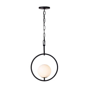 Stopwatch - 1 Light Pendant In Modern Style-17.75 Inches Tall and 12 Inches Wide