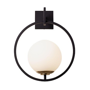 Stopwatch - 1 Light Wall Sconce In Modern Style-17.5 Inches Tall and 14 Inches Wide