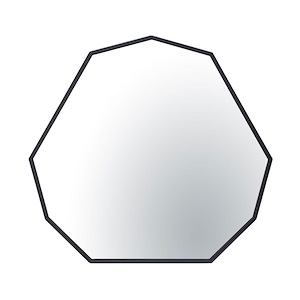 Hex No - Wall Mirror In Modern Style-28 Inches Tall and 30 Inches Wide