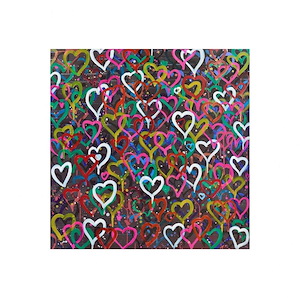 Whole Lotta Love - Wall Art In Modern Style-39.5 Inches Tall and 39.5 Inches Wide