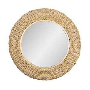 Athena - Round Wall Mirror In Coastal Style-30.25 Inches Wide