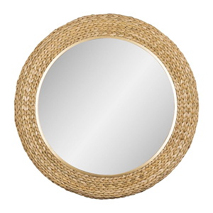 Athena - Round Wall Mirror In Coastal Style-40.25 Inches Wide - 1326531
