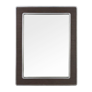 Macie - Rectangular Wood and Metal Mirror - 856435