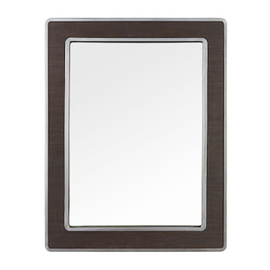 Macie - Rectangular Wood and Metal Mirror