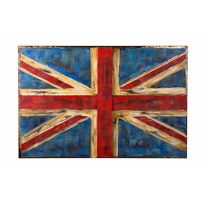 Varaluz Casa - UK Flag - 48.25 Inch Wall Art
