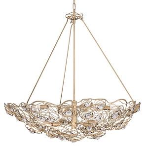 Ethereal Rose - 8 Light Pendant In Industrial Style-31.5 Inches Tall and 32.5 Inches Wide - 1326515