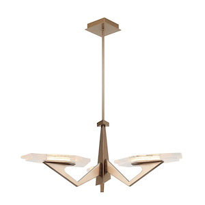 Down the Wrong Path - 3 LED Pendant-14.62 Inch Tall and 31.82 Inch Wide - 1428612