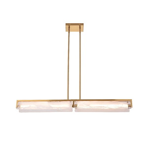 Mingle - 27W 2 LED Medium Linear Chandelier-4 Inch Tall and 5 Inch Wide - 1375238