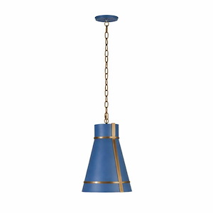 Brasserie - 1 Light Mini Pendant-16.5 Inch Tall and 12.5 Inch Wide - 1428615