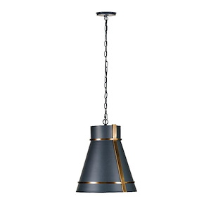 Brasserie - 1 Light Mini Pendant-16.5 Inch Tall and 12.5 Inch Wide - 1375241
