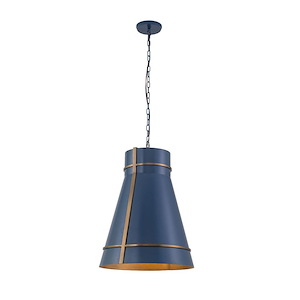 Brasserie - 1 Light Pendant-26 Inch Tall and 20 Inch Wide - 1428620