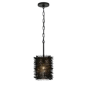 Urchin - 1 Light Mini Pendant-10 Inch Tall and 8 Inch Wide - 1428665