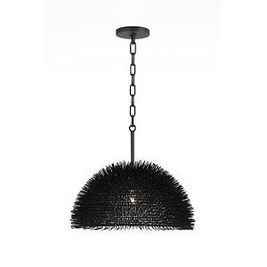 Urchin - 1 Light Dome Pendant-9.75 Inch Tall and 18 Inch Wide - 1428666