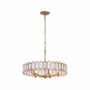 Drama Club - 5 Light Pendant-20 Inch Tall and 24 Inch Wide - 1428675