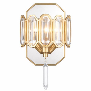 Drama Club - 1 Light Wall Sconce-12 Inch Tall and 8 Inch Wide - 1428678