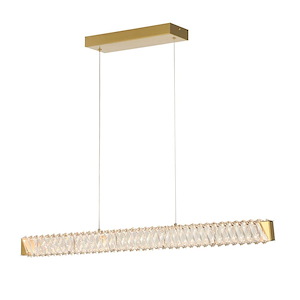Golden Ratio - 27W 1 LED Linear Pendant-4 Inch Tall and 37.4 Inch Wide - 1428696