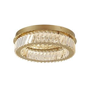 Golden Ratio - 27W 1 LED Flush Mount-4.7 Inch Tall and 16.5 Inch Wide - 1428699