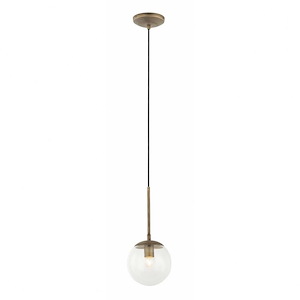 Mid-Century - 1 Light Mini Pendant In Mid-Century Modern Style-15.75 Inches Tall and 7 Inches Wide - 1270763