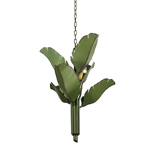 Banana Leaf - 6 Light 2-Tier Chandelier