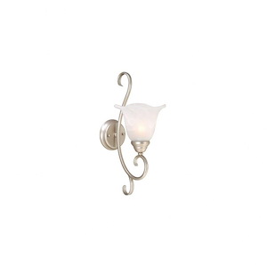 Bella 1-Light Bathroom Light in Transitional Style 18 Inches Tall and 7.25 Inches Wide - 1073625