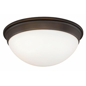 Sorin 2-Light Flush Mount in Transitional and Dome Style 5.5 Inches Tall and 14 Inches Wide - 1154174