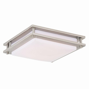 Horizon 1-Light Flush Mount in Mission and Dome Style 3.5 Inches Tall and 12 Inches Wide - 1073807