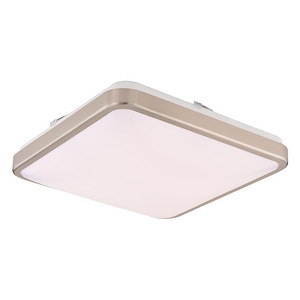 Aries 1-Light Flush Mount in Transitional and Square Style 4 Inches Tall and 14 Inches Wide - 1151767