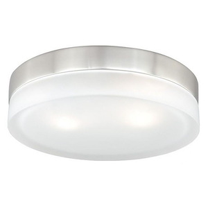 Loft 2-Light Flush Mount in Contemporary and Dome Style 3 Inches Tall and 11 Inch Wide - 1146516