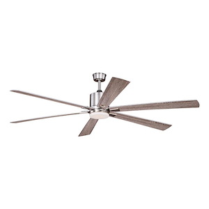 Wheelock 1-Light Ceiling Fan in Contemporary Style 15.75 Inches Tall and 72 Inches Wide