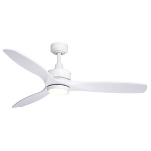 Curtiss - 3 Blade Ceiling Fan with Light Kit In  Contemporary Style-16.25 Inches Tall and 52 Inches Wide - 1299067