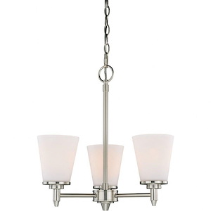 Eastland 3-Light Mini Chandelier in Transitional Style 18 Inches Tall and 19 Inches Wide - 515431