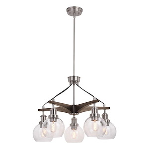 Avondale 5-Light Chandelier in Farmhouse Style 25 Inches Tall and 25.25 Inches Wide - 1050455