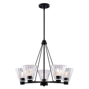 Dalton - 5 Light Chandelier-19.75 Inch Tall and 25.5 Inch Wide - 1403036