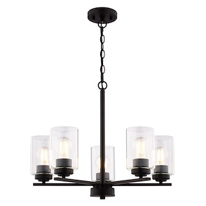 Park Ridge - 5 Light Chandelier-18 Inch Tall and 21 Inch Wide - 1403039