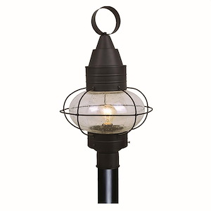 Chatham 1-Light Outdoor Post in Coastal and Globe Style 22.5 Inches Tall and 13 Inches Wide - 1073706