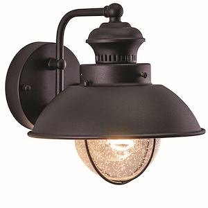Harwich 1-Light Outdoor Wall Sconce in Coastal and Barn Style 8 Inches Tall and 8 Inches Wide - 1073802