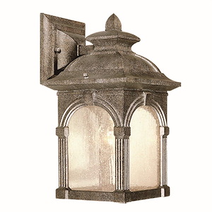 Essex 1-Light Outdoor Wall Sconce in Traditional and Lantern Style 13 Inches Tall and 7 Inches Wide