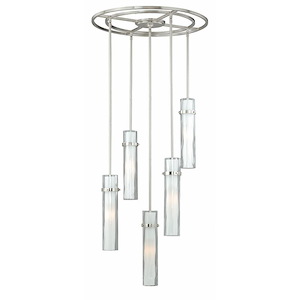 Vilo 5-Light Multiple Pendants in Contemporary Style 19 Inches Tall and 22 Inches Wide - 1153496