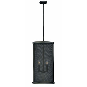 Wicker Park 3-Light Pendant in Industrial and Cylinder Style 30.5 Inches Tall and 13 Inches Wide - 1074105