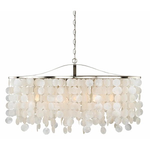 Elsa 5-Light Pendant in Transitional and Oval Style 21 Inch Tall and 35.75 Inches Wide - 515407