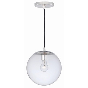630 Series 1-Light Mini Pendant in Mid-Century Modern and Globe Style 10 Inches Tall and 10.75 Inches Wide - 1073571
