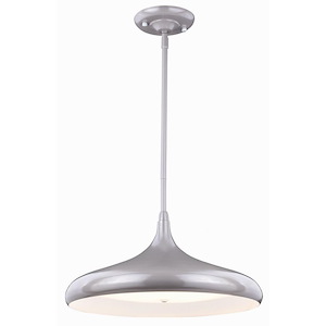 Bacio 1-Light Sensor Pendant in Contemporary and Dome Style 13 Inches Tall and 16 Inches Wide - 1073614